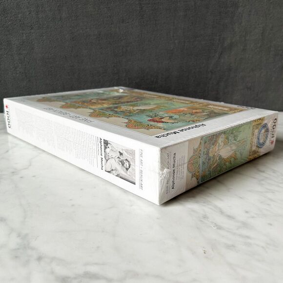 The Four Seasons Art Nouveau Alphonse Mucha Eurographics Puzzle-1000 Pieces NEW - Picture 7 of 7